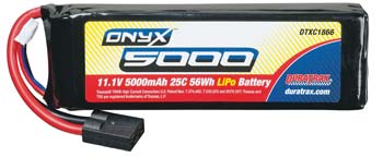 DuraTrax Onyx LiPo 3S 11.1V 5000mAh 25C Soft Case TRA